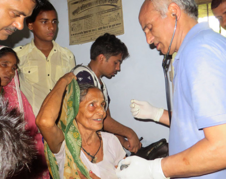 Dr KC's free health camp continues in Tilathi